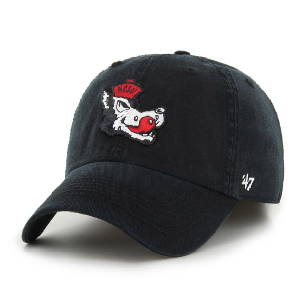 Fitted Hat - Black - Vault Wolfhead